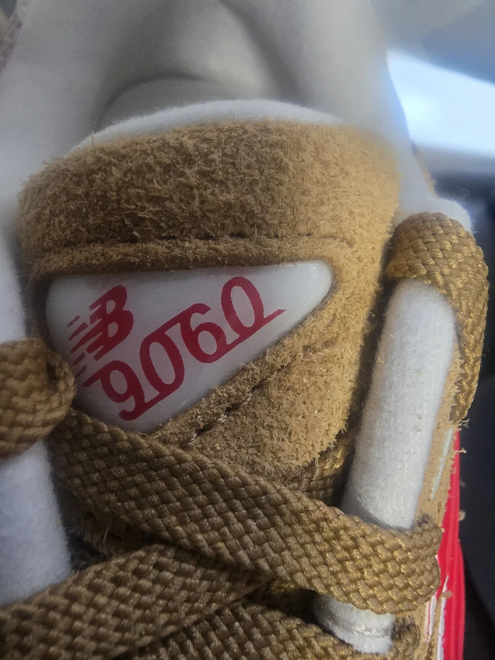 New Balance Kids' Tan & Pink Athletic Sneakers